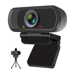 Full HD 1080P Webcam with Privacy Shutter and‎ Tripod, Pro Streaming Web Camera